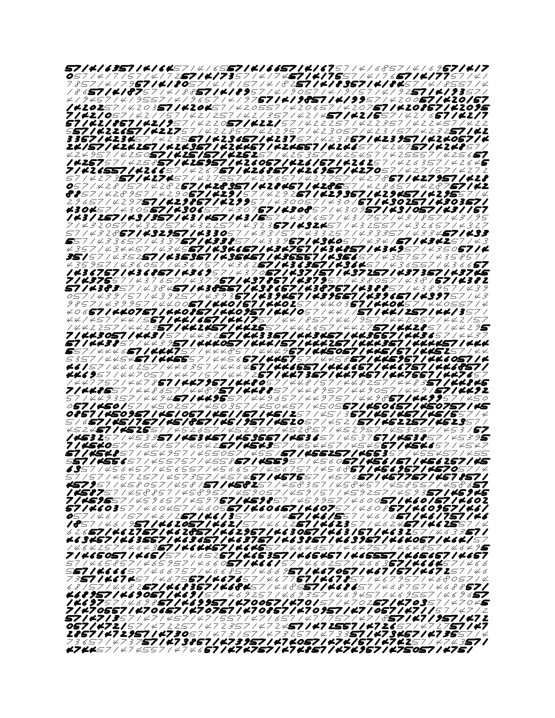 Endless (5,607,250 to Infinity) #347