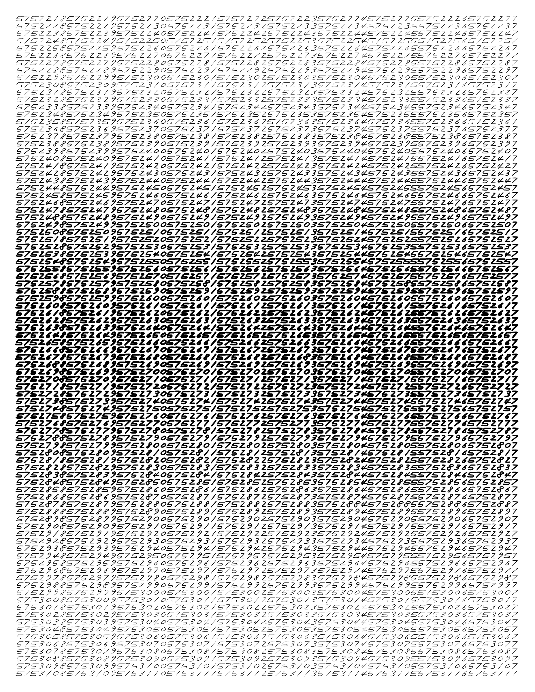 Endless (5,607,250 to Infinity) #482