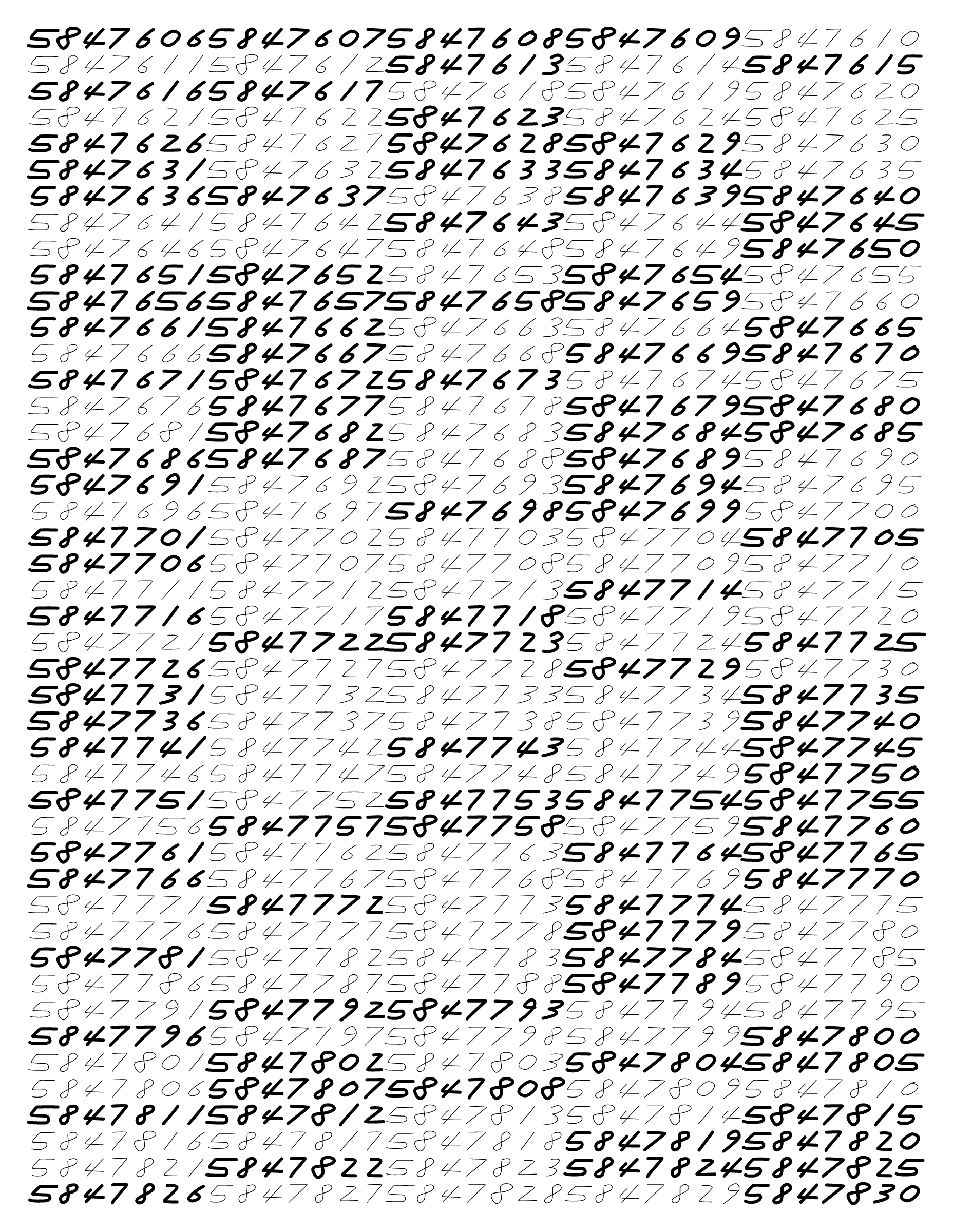 Endless (5,607,250 to Infinity) #815
