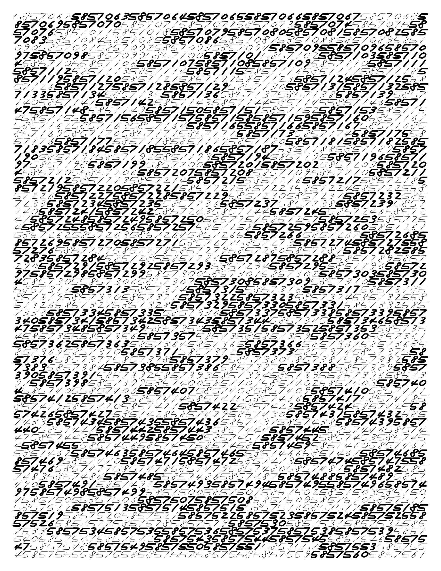 Endless (5,607,250 to Infinity) #850