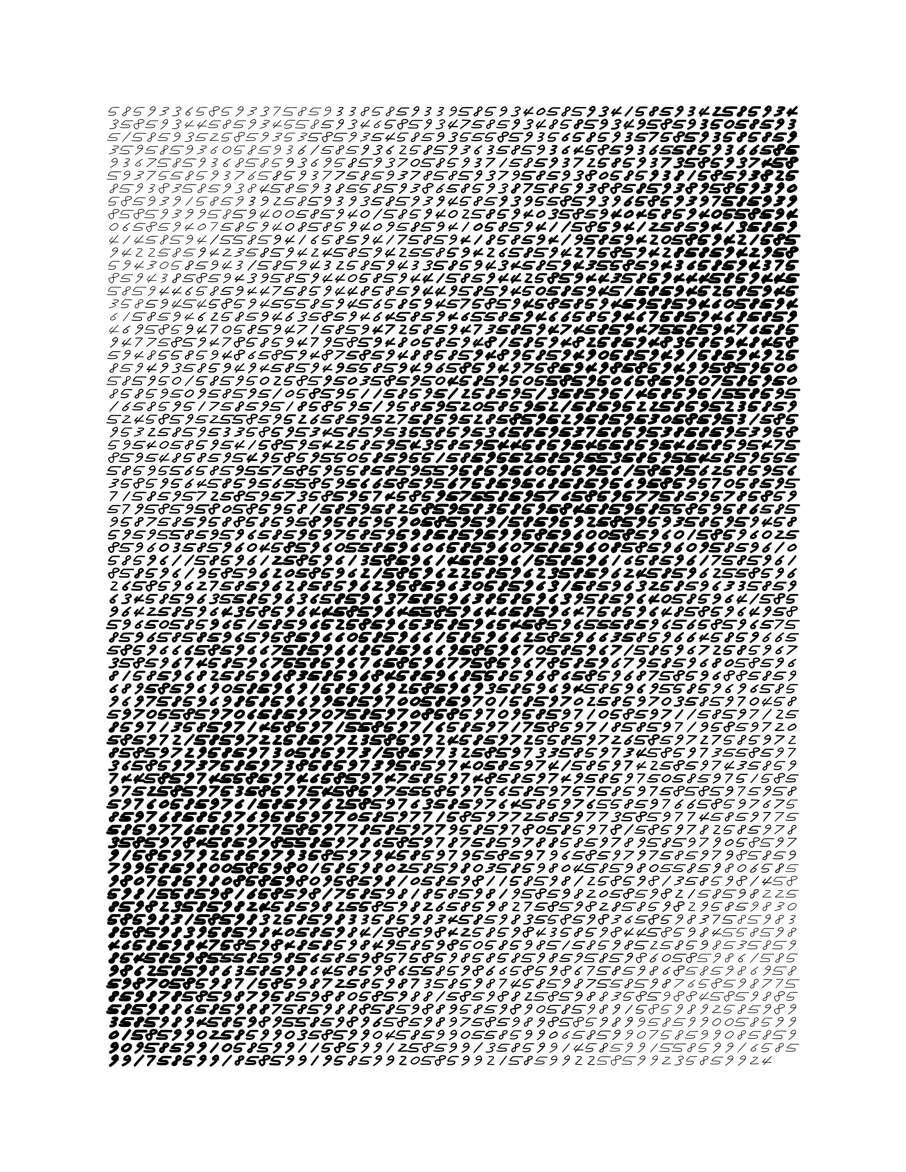 Endless (5,607,250 to Infinity) #856