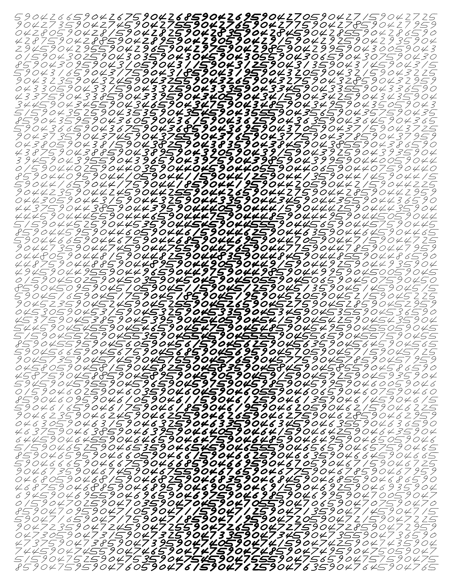 Endless (5,607,250 to Infinity) #1006