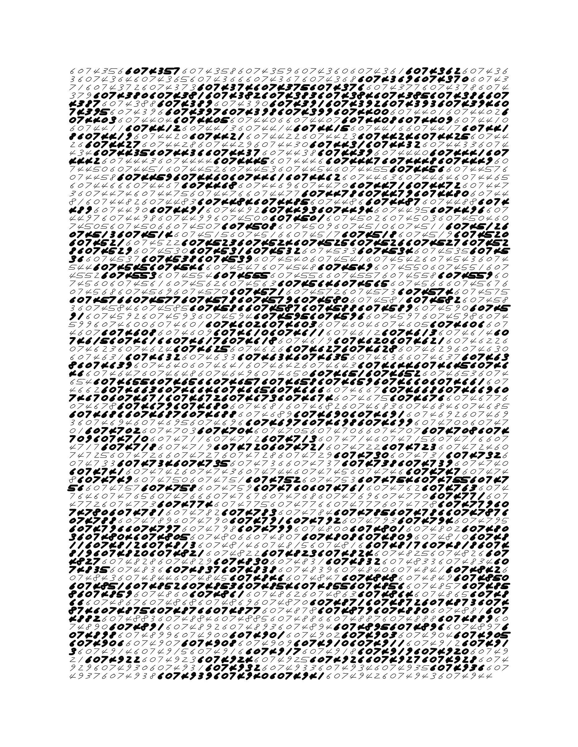 Endless (5,607,250 to Infinity) #1555